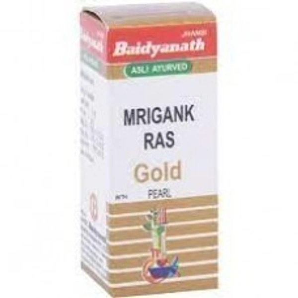 Baidyanath Mrigank Ras Swarna Moti Yukta 5 Tablets  - 3 x 5 Tablets