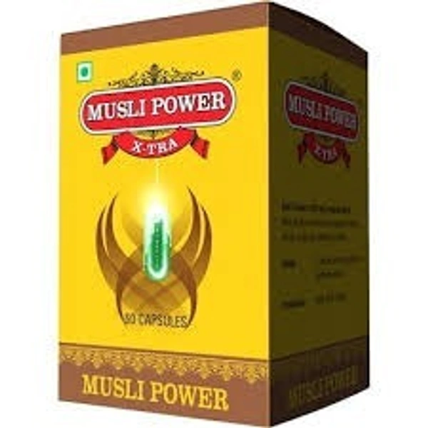 Kunnath Pharmaceuticals Musli Power X-Tra 60 Capsules - 2 x 60 Capsules