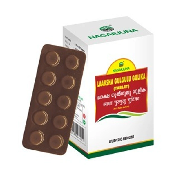 Nagarjuna Lakshadi Guggul 10 Tablets - 10 x 10 Tablets