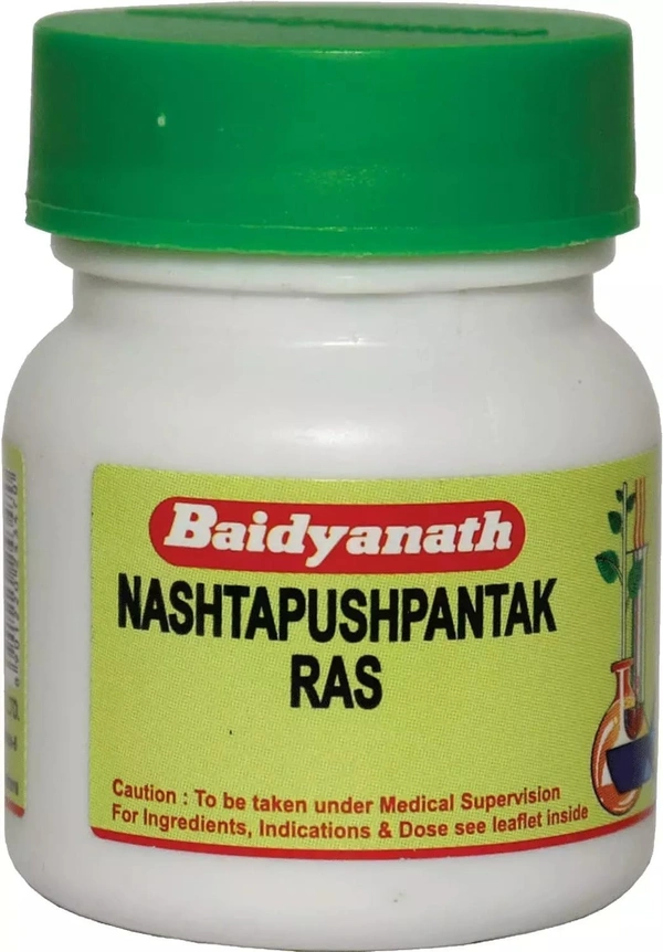 Baidyanath Nashtapuspantak Ras 40 Tablets  - 3 x 40 Tablets