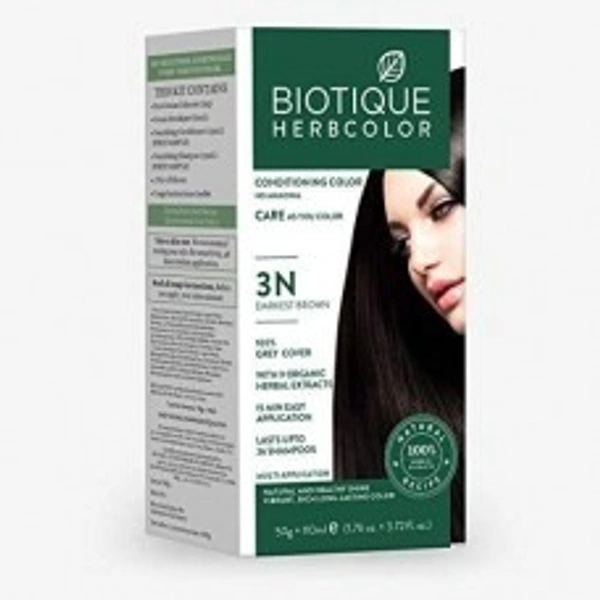Biotique Natural Darkest Brown 3N 50g - 50g x 3