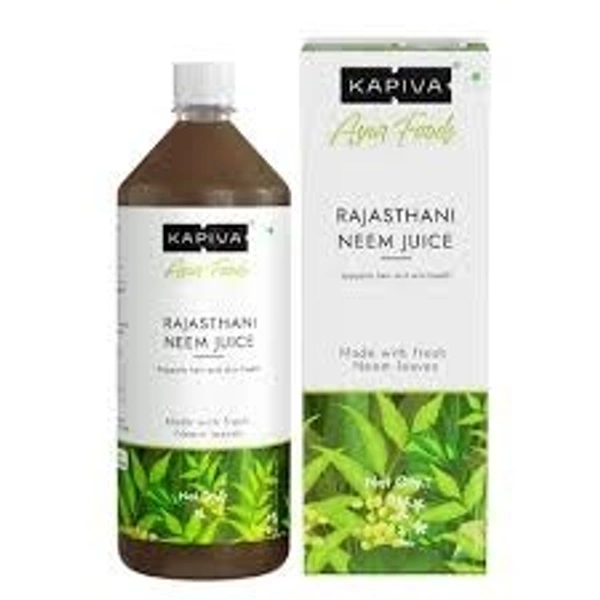 Kapiva Ayurveda Neem Juice 1Ltr  - 2 x 1 Ltr