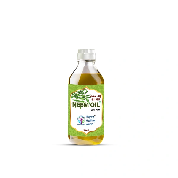 Happy Healthy World HHW Neem Oil 50ml - 6 Bottles of 50ml @ Rs. 408/-