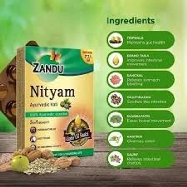 Zandu Nityam 36 Tablets - 5 x 30 Tablets