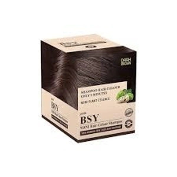 13 Herbs Nature's elegant Touch Noni Brown Hair Color 10ml  - 10ml x 5