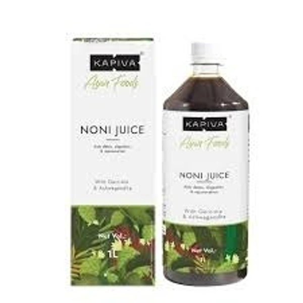 Kapiva Ayurveda Noni Juice 1 Ltr  - 2 x 1 Ltr