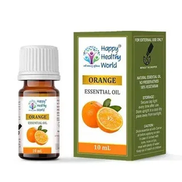 Happy Healthy World Orange Essential Oil 10ml - 3 x 10ml