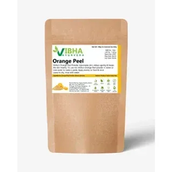 Vibha Ayurveda Orange peel Powder 100gm - 6 x 100gm