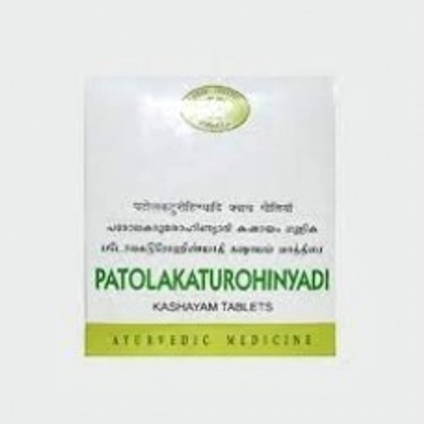 AVN Ayurveda  AVN Ayurveda Patolakaturohinyadi Kashayam 10 Tablets - 6 x 10 Tablet