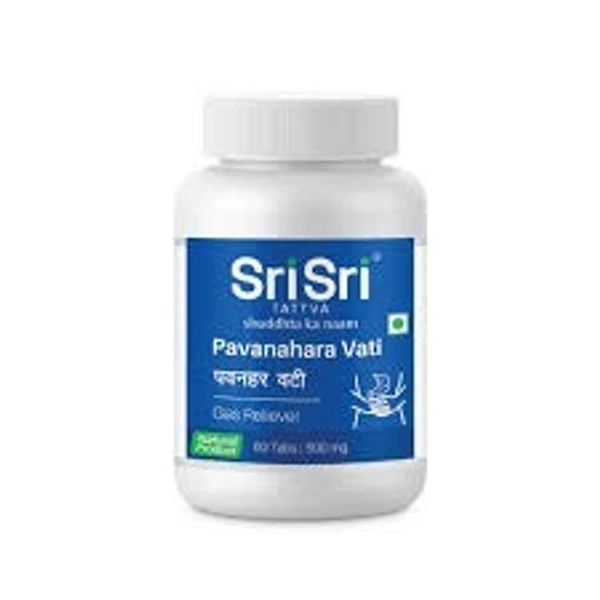 Sri Sri Ayurveda Pavanahara Vati 60 Tablet  - 5 x 60 Tablets