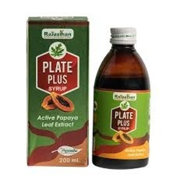 Rajasthan Herbals Plate Plus Syrup 180ml  - 4 x 180ml