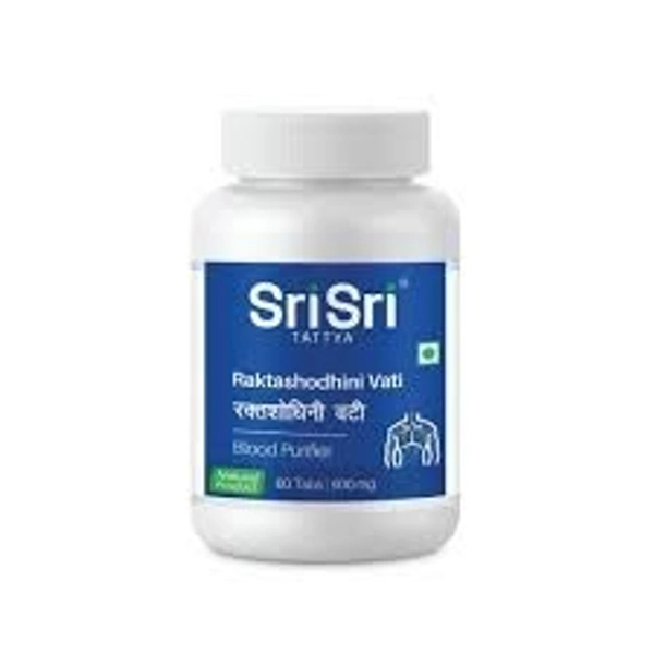 Sri Sri Ayurveda Raktashodhini Vati 60 Tablet  - 5 x 60 Tablets
