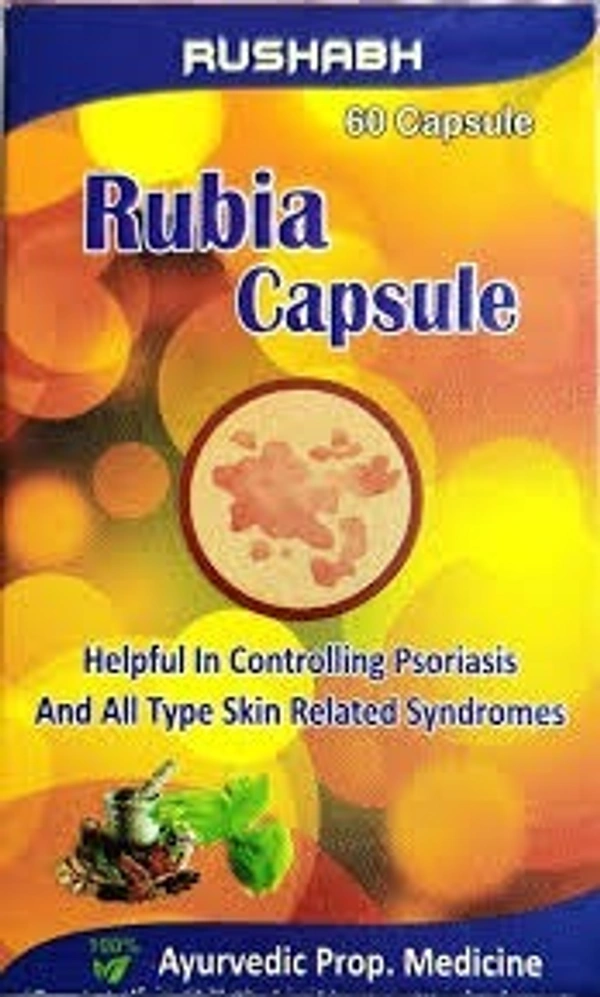 Rushabh Medicines Rubia 60 Capsules - 6 x 60 Capsules