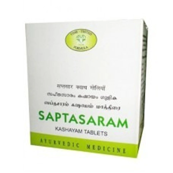 AVN Ayurveda Saptasaram Kashayam 10 Tablets - 6 x 10 Tablet