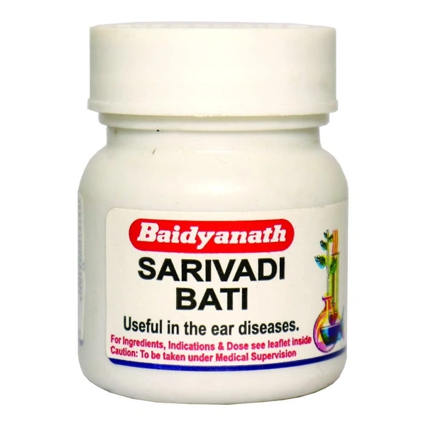 Baidyanath Sarivadi Bati 20 Tablets  - 3 x 20 Tablets