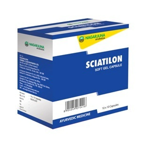 Nagarjuna Sciatilon Soft Gel 10 Capsules - 10 x 10 Capsules