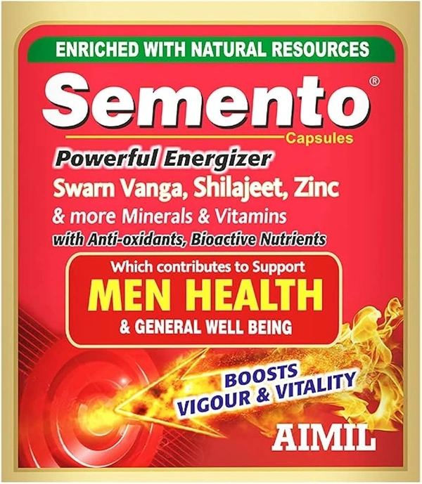 Aimil Pharma Semento 20 Capsules  - 3 x 20 Capsule