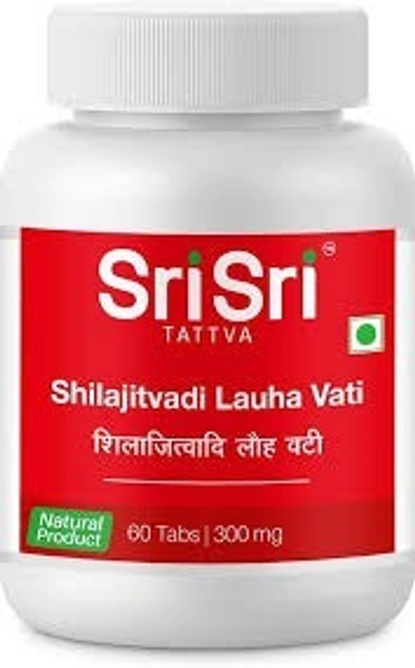Sri Sri Ayurveda Shilajitvadi Lauha Vati 60 Tablet  - 5 x 60 Tablets