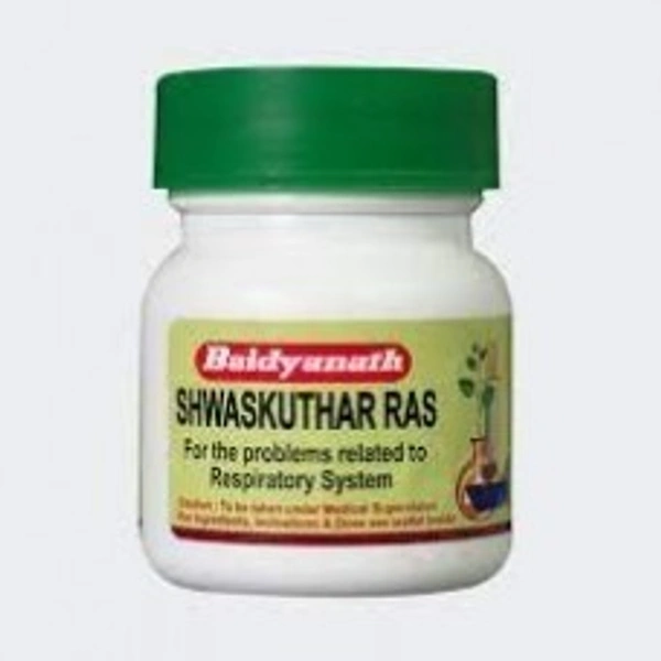 Baidyanath Shwaskuthar Ras 40 Tablets  - 3 x 40 Tablets