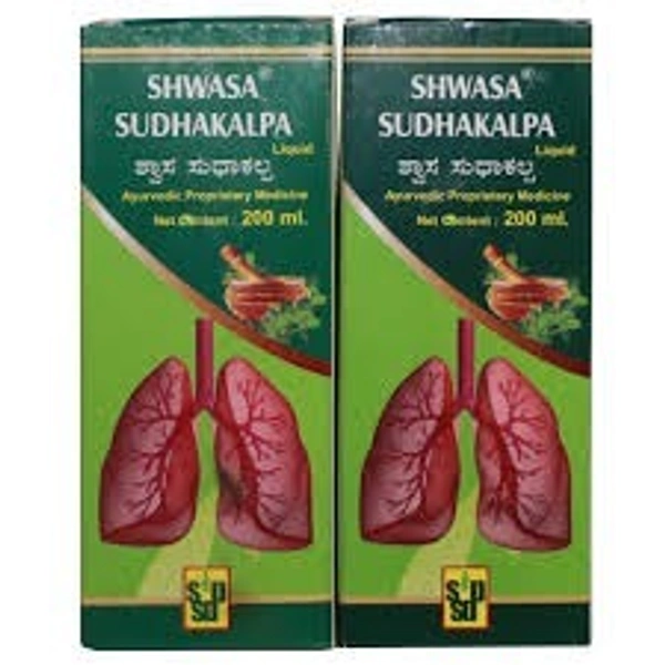 Sri Dhanwantari Pharmacy Shwasa Sudha Kalpa 200ml - 6 x 200ml