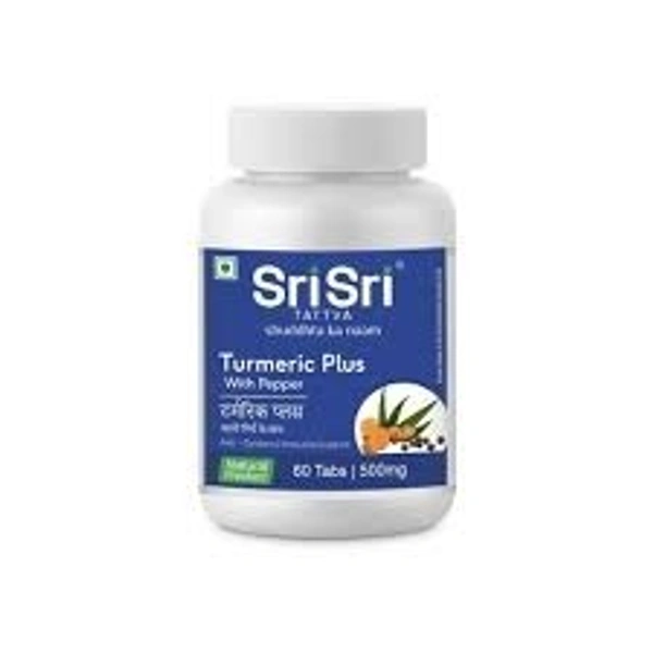 Sri Sri Ayurveda Turmeric Plus 60 Tablet  - 5 x 60 Tablets