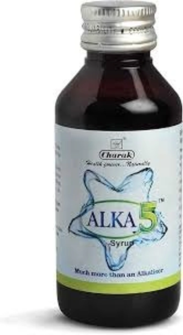 Charak Alka 5 Syrup 100ml  - 5 x 100ml