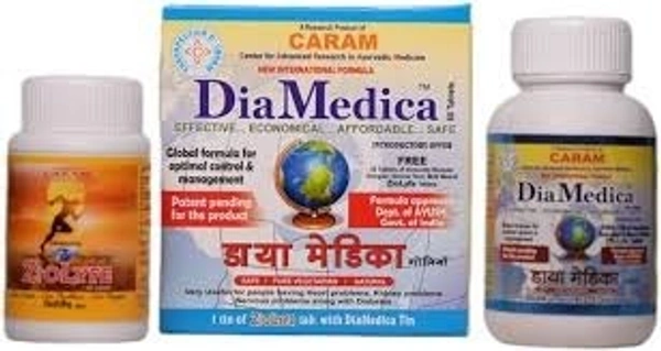 Caram Health Care Dia Medica 60 Tablets  - 3 x 60 Tablets