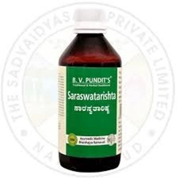 B V Pundit's Saraswatharishta 500ml - 3 x 500ml