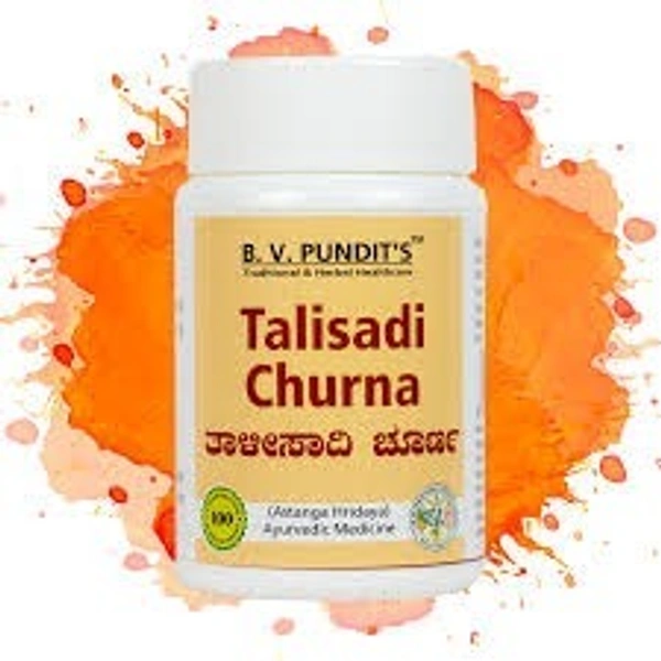 B V Pundit's Talisadi Churna 100gm  - 3 x 100g