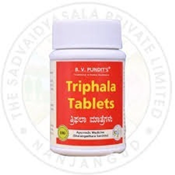 B V Pundit's Triphala 50 Tablets  - 3 x 50 Tablets