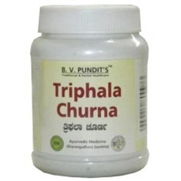 B V Pundit's Triphala Churna 100g - 3 x 100g