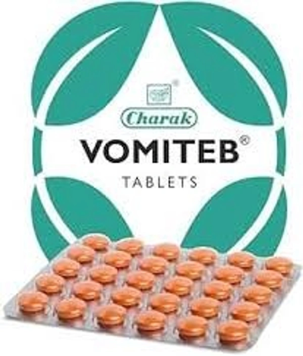 Charak  Vomiteb 30 Tablet  - 5 x 20 Capsules