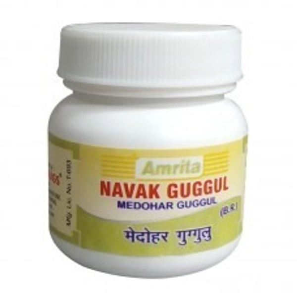  Amrita Drugs Amrita Drugs Navak Guggulu 60 Tablets - 5 x 60 Tablets