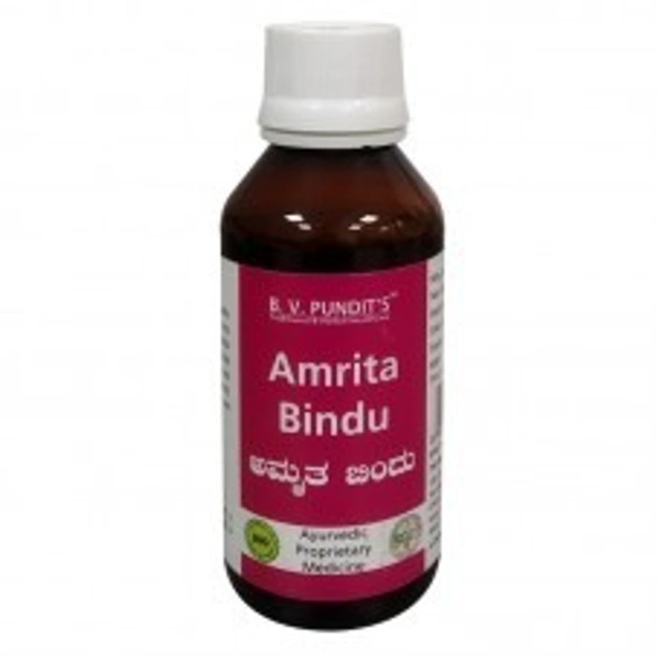 B V Pundit's Amritha Bindu Syrup 200ml  - 3 x 200ml
