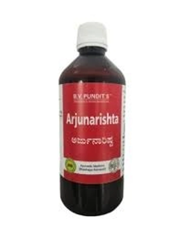 B V Pundit's Arjunarishta 500ml  - 3 x 500ml