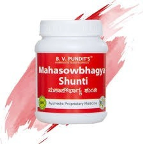 B V Pundit's Mahasowbhagya Shunti 300g - 3 x 300g