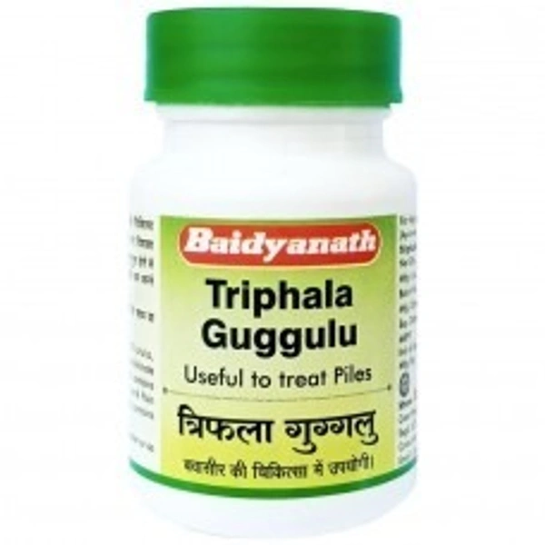 Baidyanath Triphala Guggulu 80 Tablets - 3 x 80 Tablets