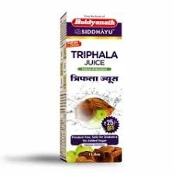 Baidyanath Triphala Juice 1Ltr - 3 x 1Ltr