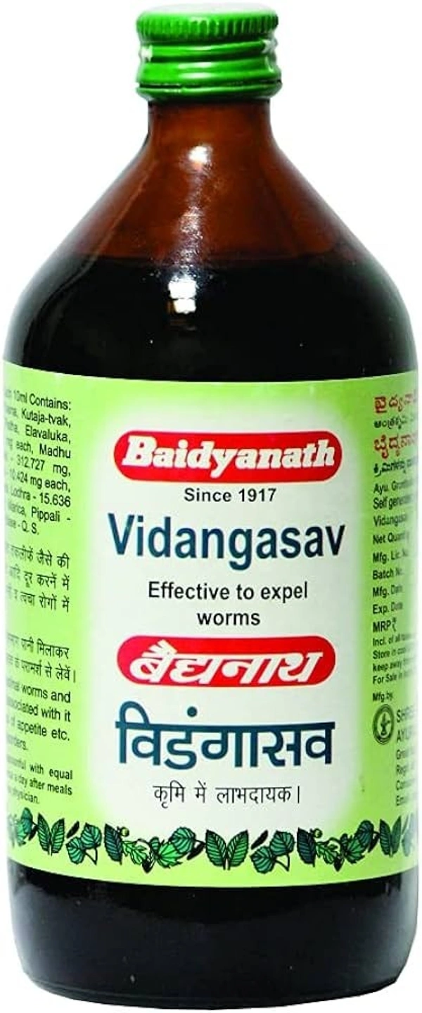 Baidyanath Vidangasav 450ml  - 4 x 450ml