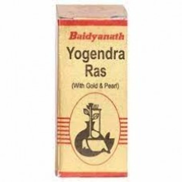 Baidyanath Yogendra Ras with Gold and Pearl 10 Tablets  - 3 x 10 Tablets