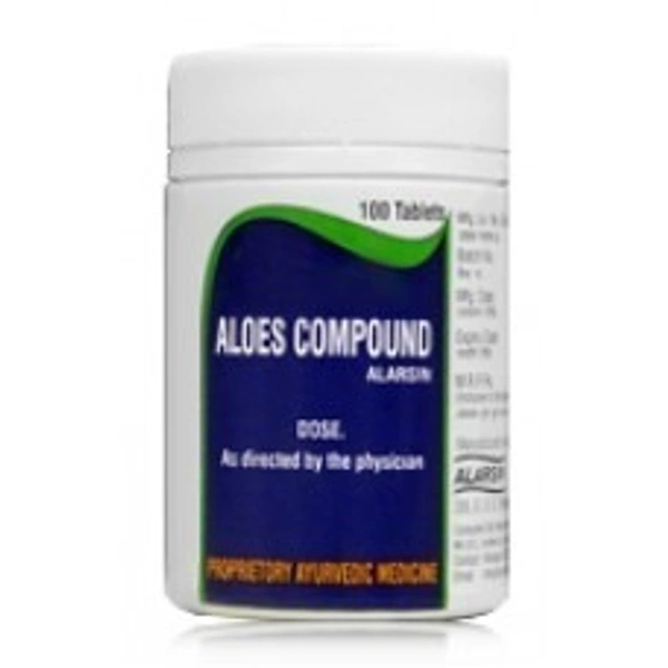 Alarsin Aloes Compound 100 Tablets  - 3 x 100 Tablets
