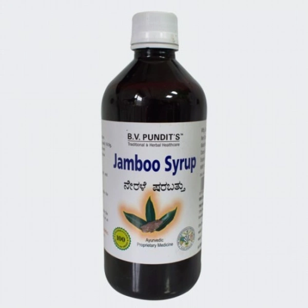 B V Pundit's Jamboo Syrup 200ml - 3 x 200ml
