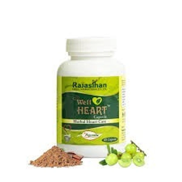 Rajasthan Herbals Well Heart 60 Capsules - 4 x 60 Capsules