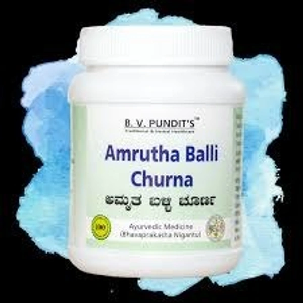 B V Pundit's Amritaballi Churna 100gm  - 3 x 100g