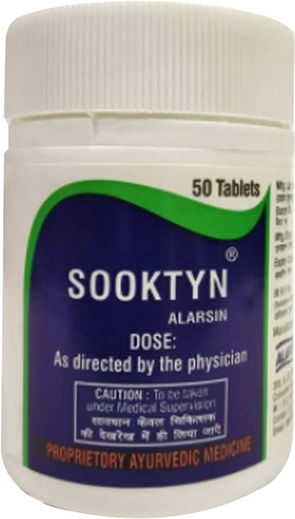 Alarsin Sooktyn 100 Tablets  - 3 x 100 Tablets