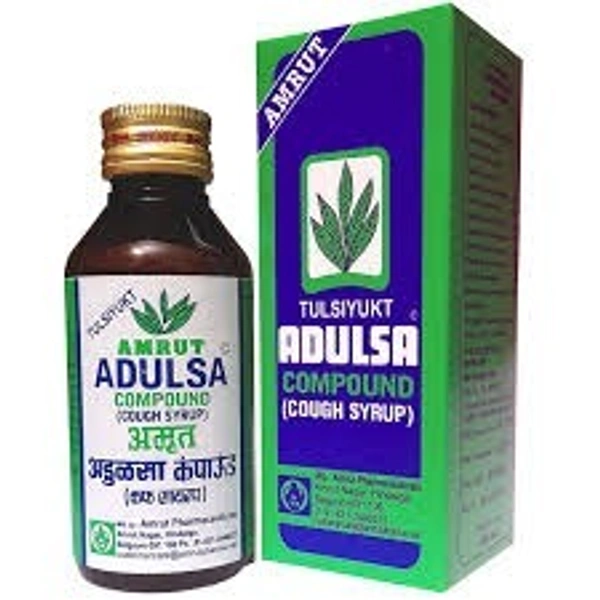 Amrut Pharmaceuticals Amrut Pharma Adulsa Compund 100ml  - 3 x 100ml