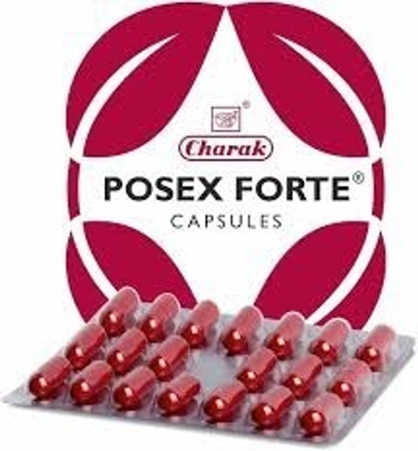 Charak Posex Forte 20 Capsules  - 3 x 20 Capsules