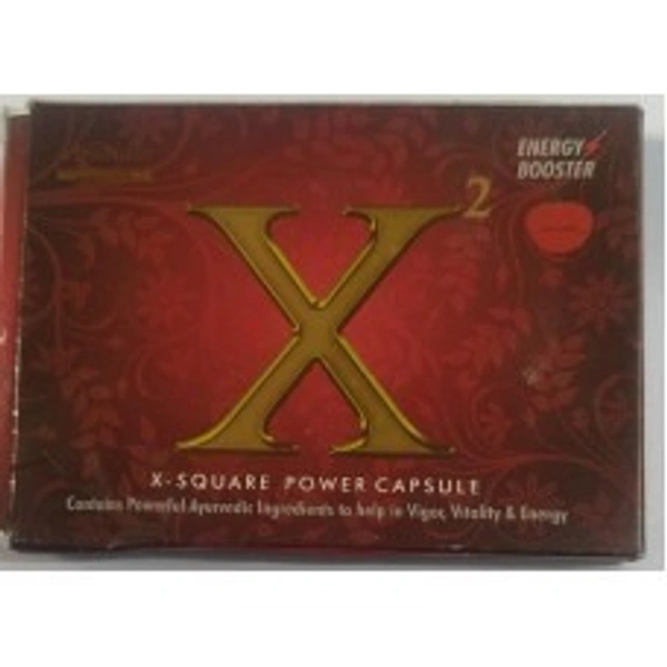 Ayusidhi  Herbals X - Square Power 10 Capsule  - 3 x 10 Capsule