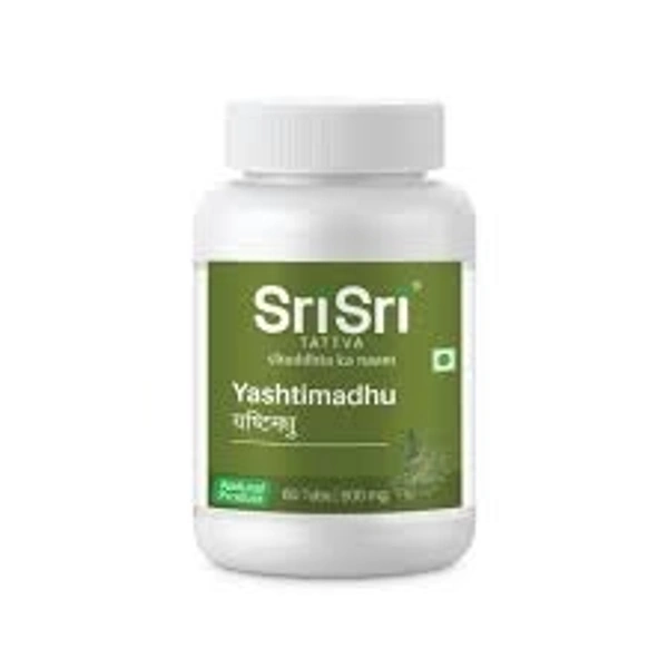 Sri Sri Ayurveda Yashtimadhu 60 Tablet - 5 x 60 Tablets