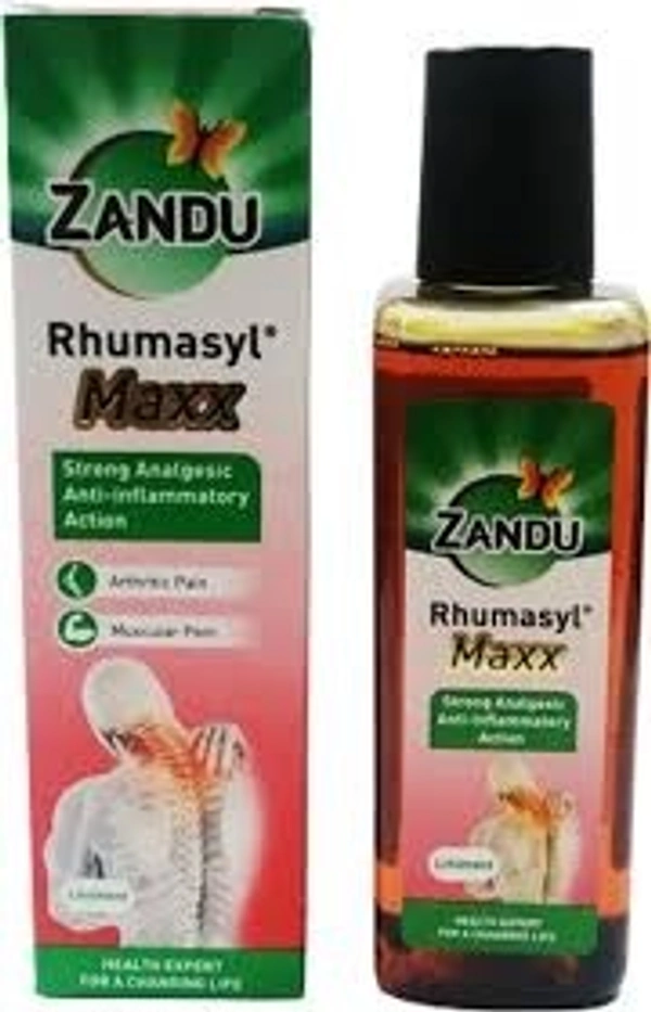 Zandu Rhumasyl Maxx Liniment 100ml - 5 x 100ml